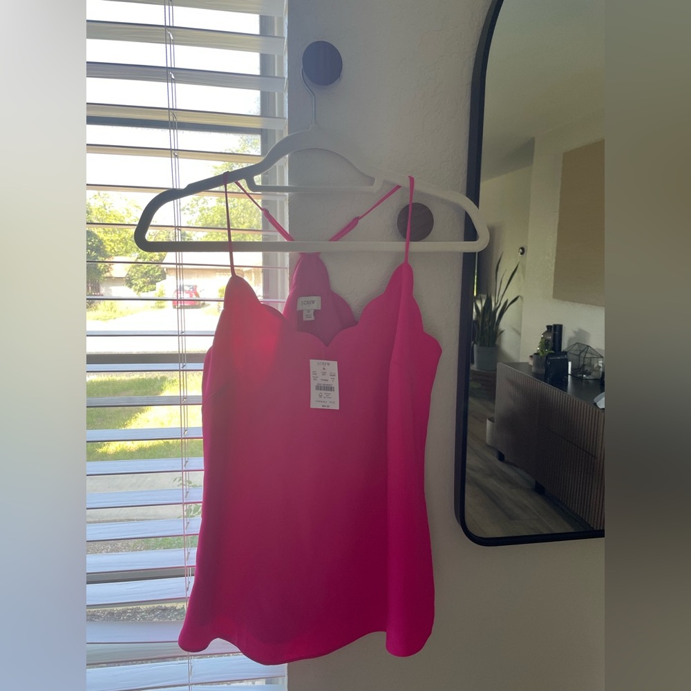 J. Crew Scalloped Tank NWT